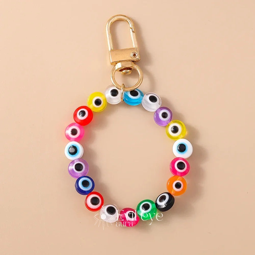 Boho Evil Eye Keychain - 2