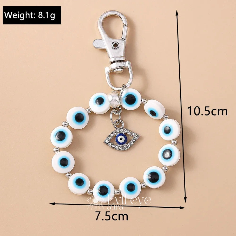 Boho Evil Eye Keychain