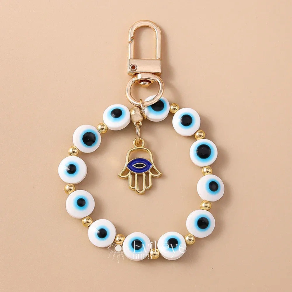 Boho Evil Eye Keychain - 4