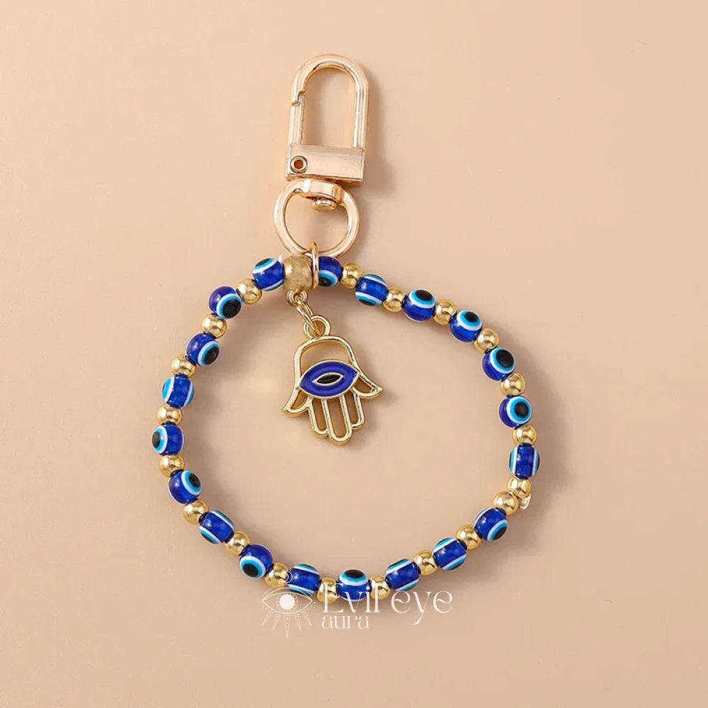 Boho Evil Eye Keychain - 5
