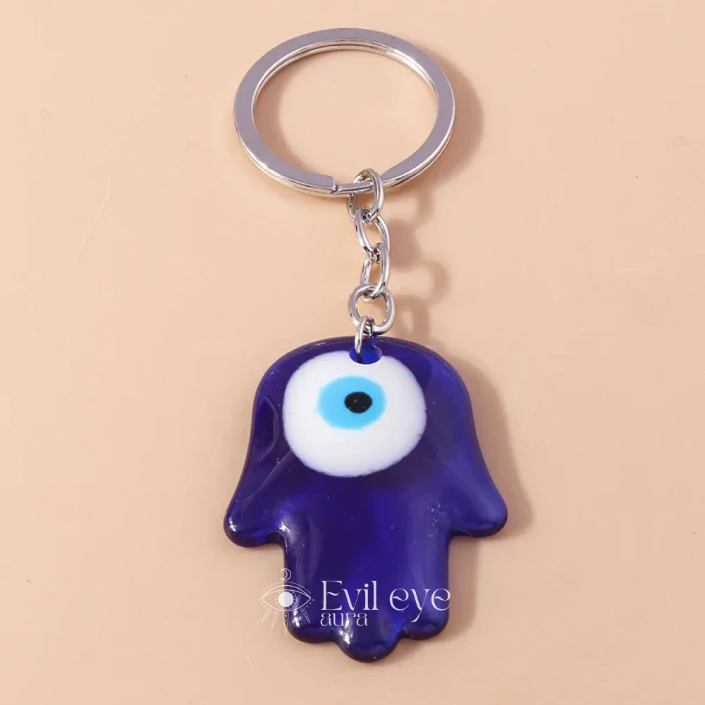 Boho Evil Eye Keychain - 7