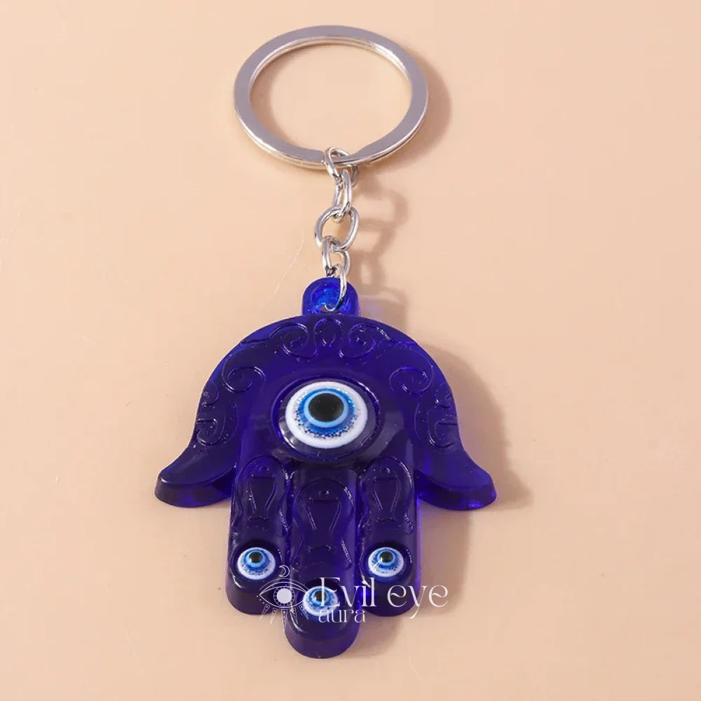 Boho Evil Eye Keychain - 8