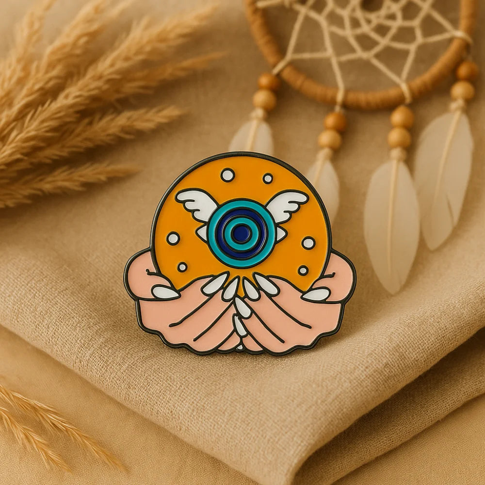 Colorful Evil Eye Pin