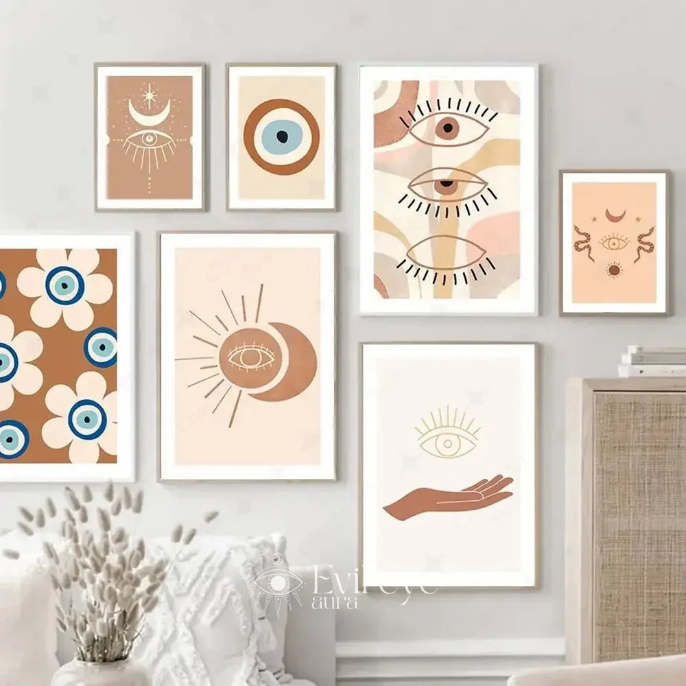 Evil Eye Art Painting