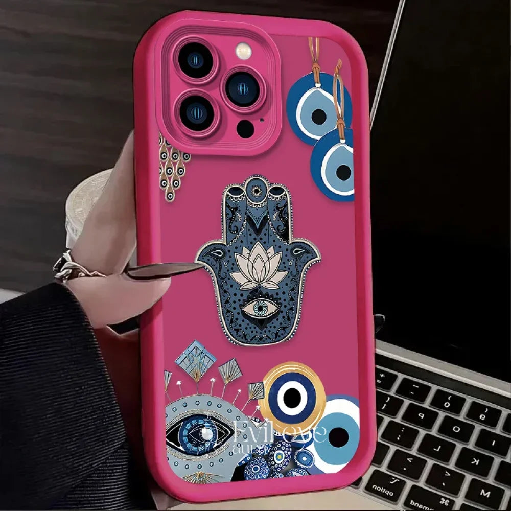 Evil Eye Art Phone case - 2 / For iPhone X XS