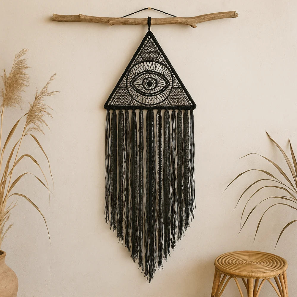 Evil Eye Black Dream Catcher