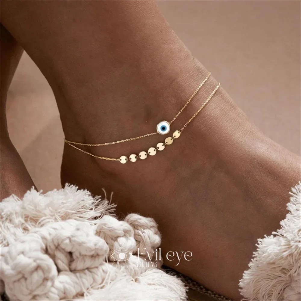 Evil Eye Charm Anklet