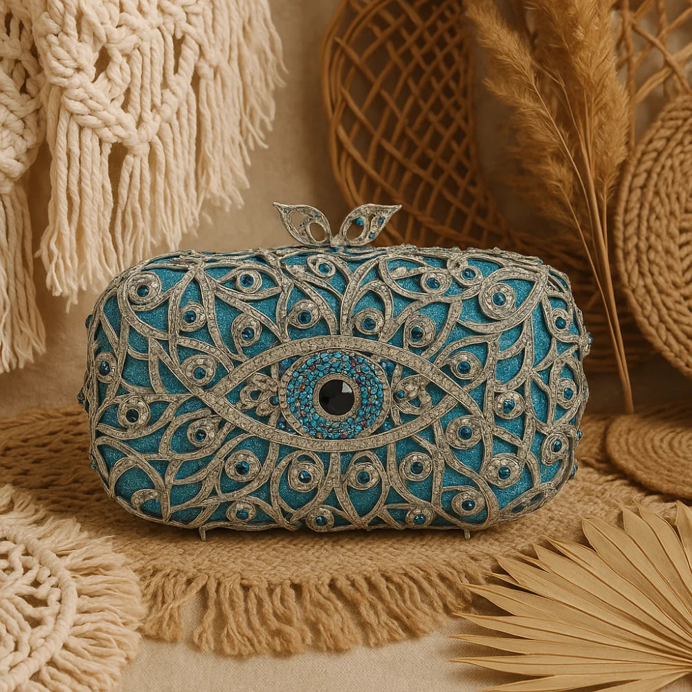 Evil Eye Clutch Bag
