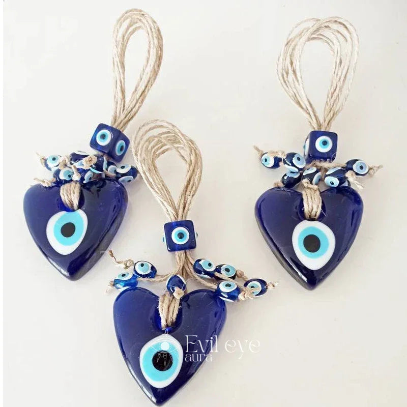 Evil Eye Heart Wall Hanging