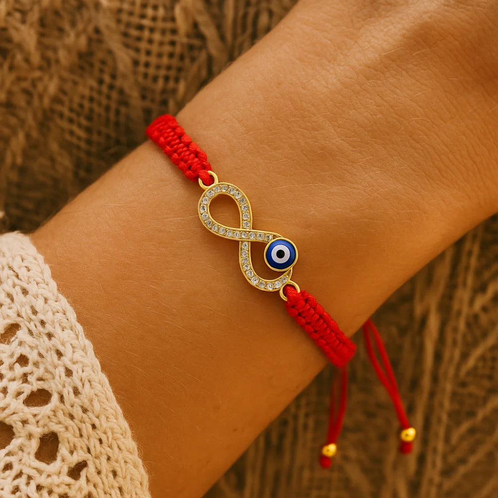 Evil Eye Infinity Bracelet