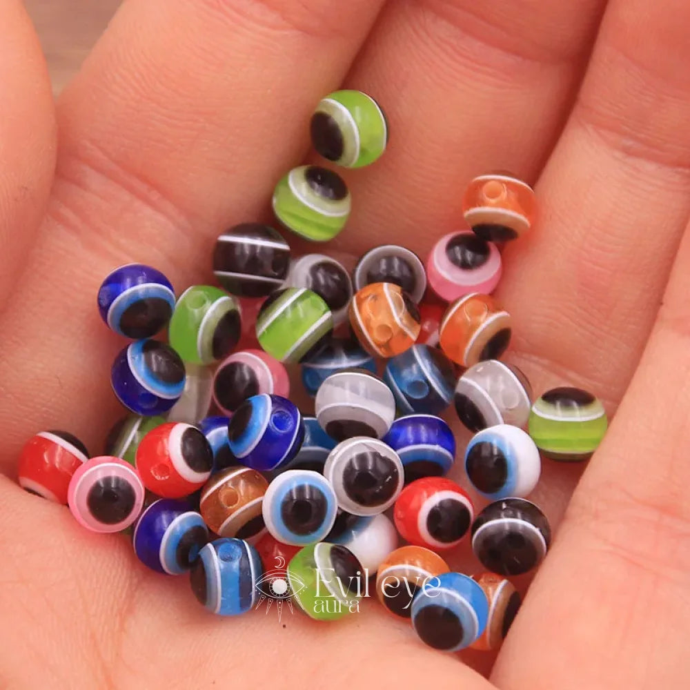 Evil Eye Round Beads