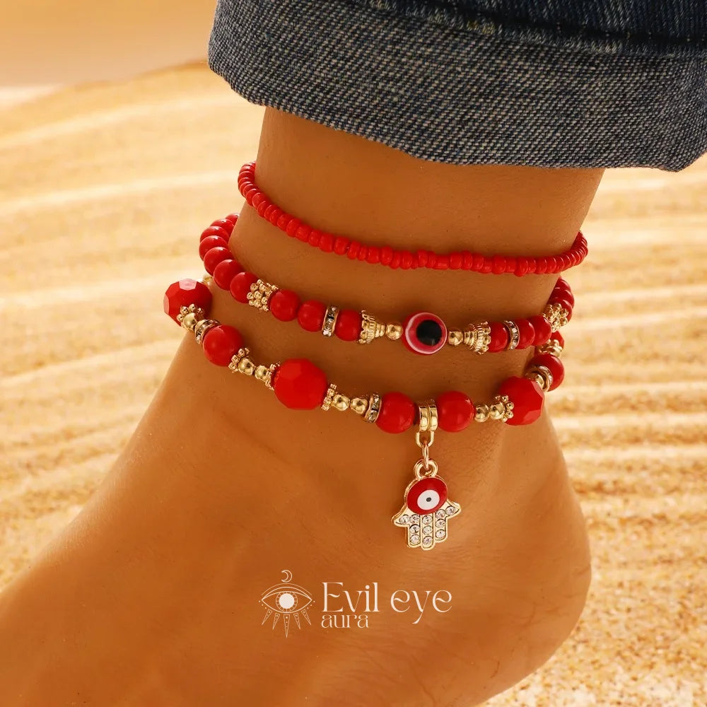 Evil Eye Set Anklet