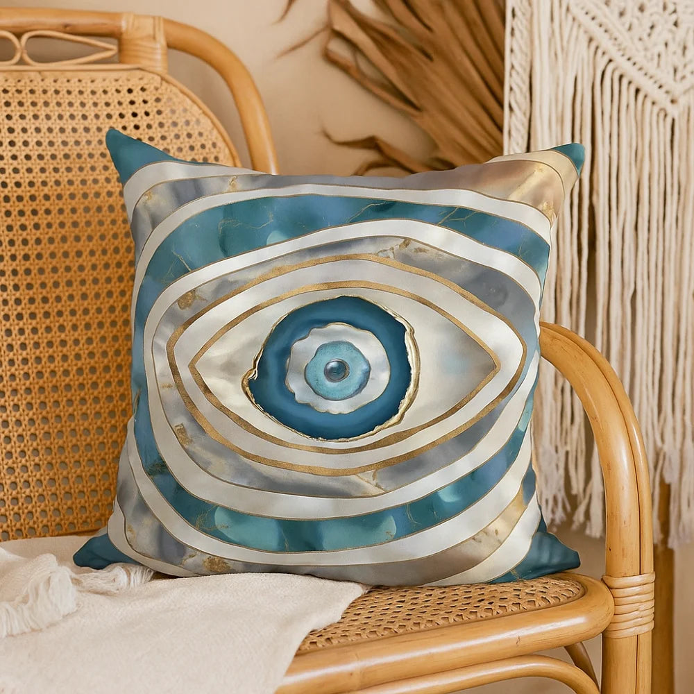 Evil Eye Shaped Pillow