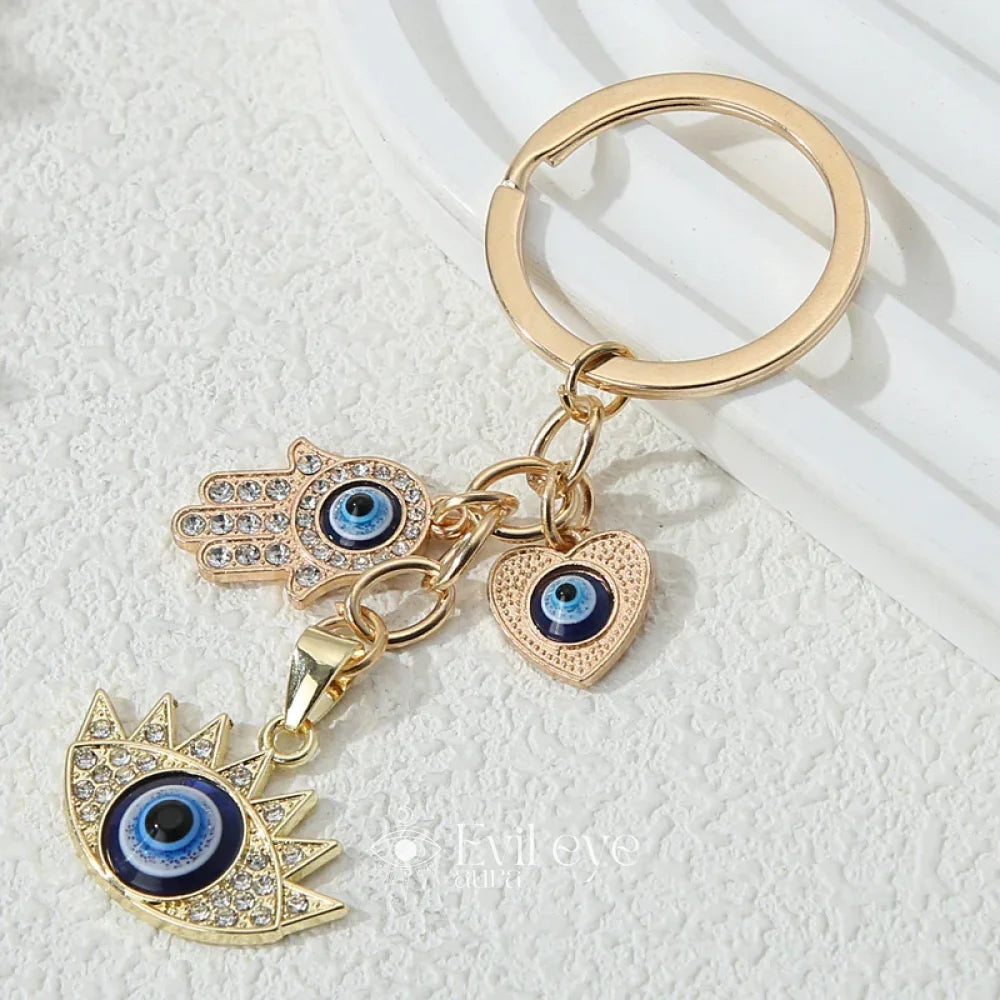 Evil Eye Talisman Keychain - 1