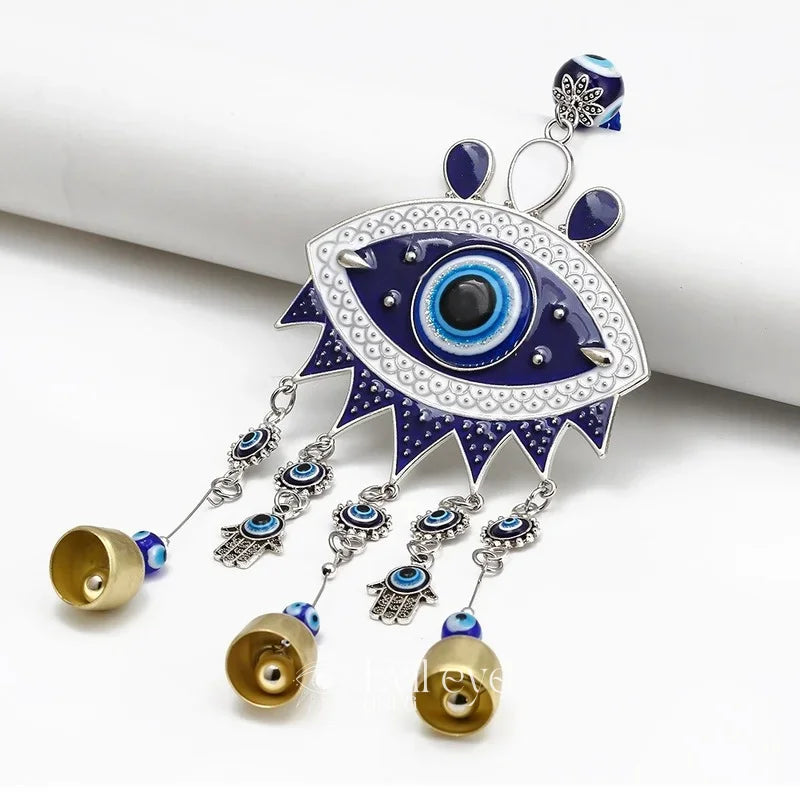 Evil Eye Wall Hanging with Bells