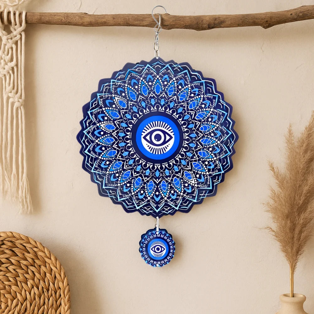 Evil Eye Wind Wall Hanging