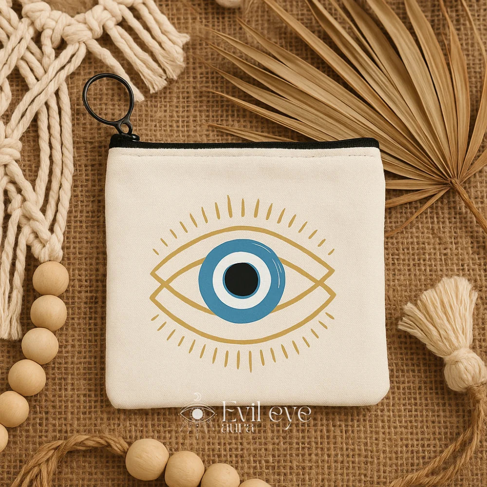 Evil Eye Zipper Bag