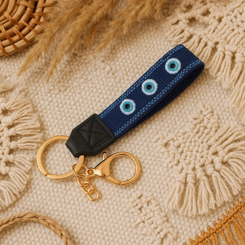 Greek Lucky Eye Keychain