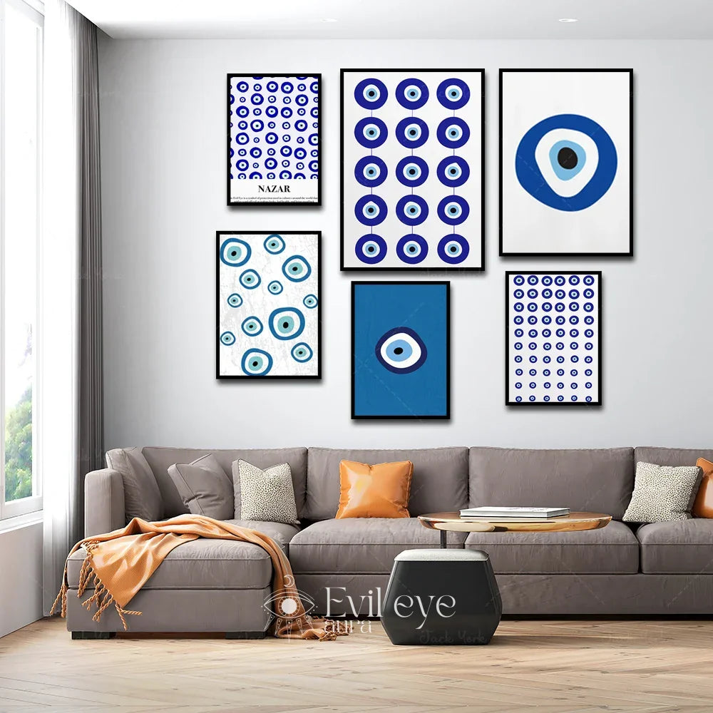 Large Evil Eye Painting