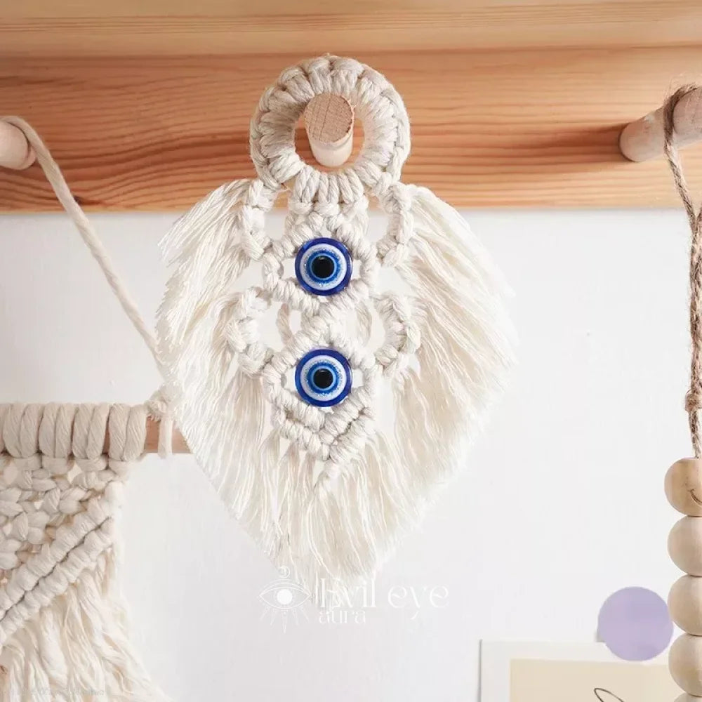 Macrame Evil Eye Wall Hanging