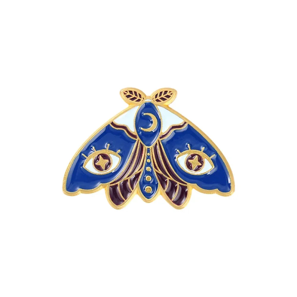 Moth Evil Eye Pin