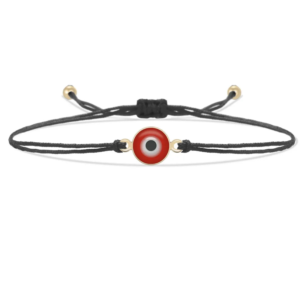 Red and Black Evil Eye Bracelet