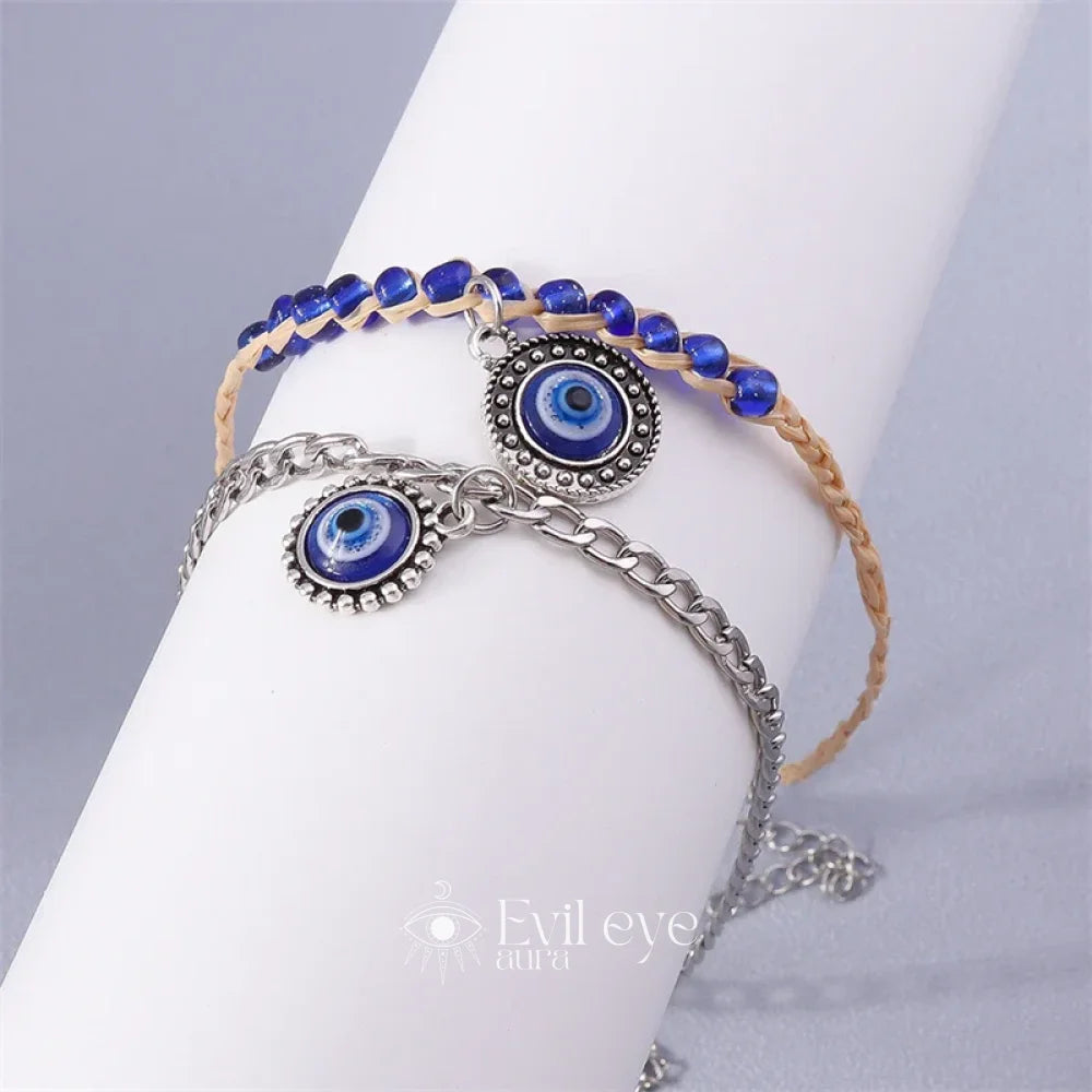 Turkish Evil Eye Anklet