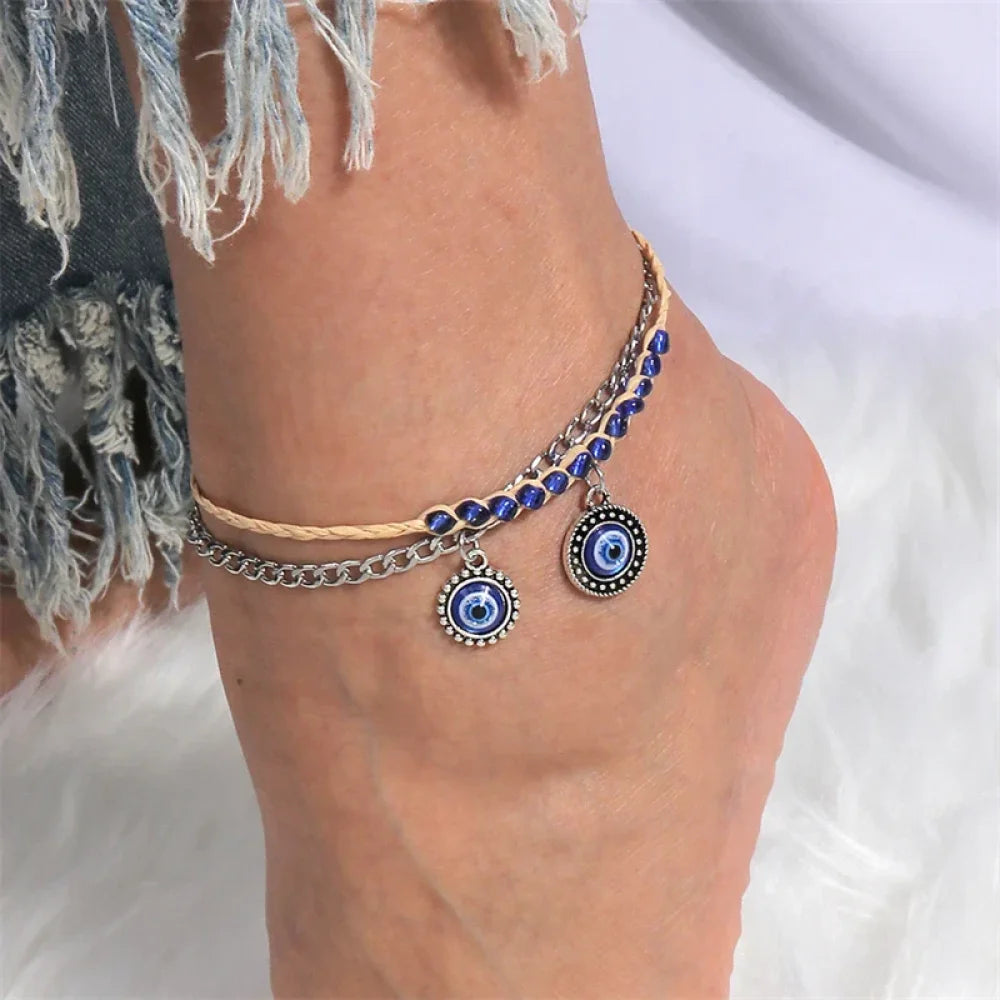 Turkish Evil Eye Anklet