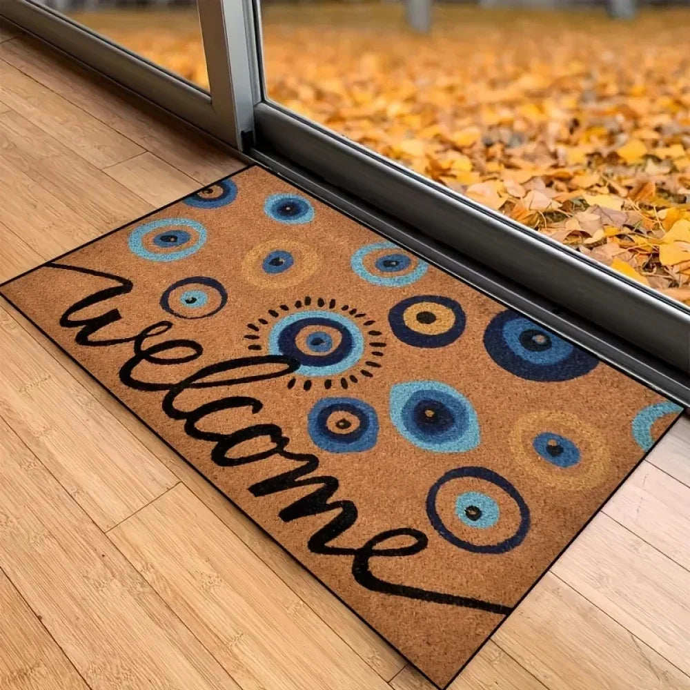 Welcome Evil Eye Doormat - 60X90cm