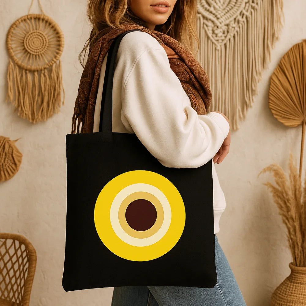 Yellow Evil Eye Bag